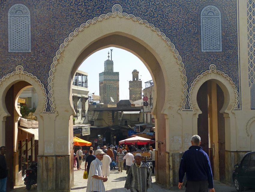 Fes Morocco Blue Gate