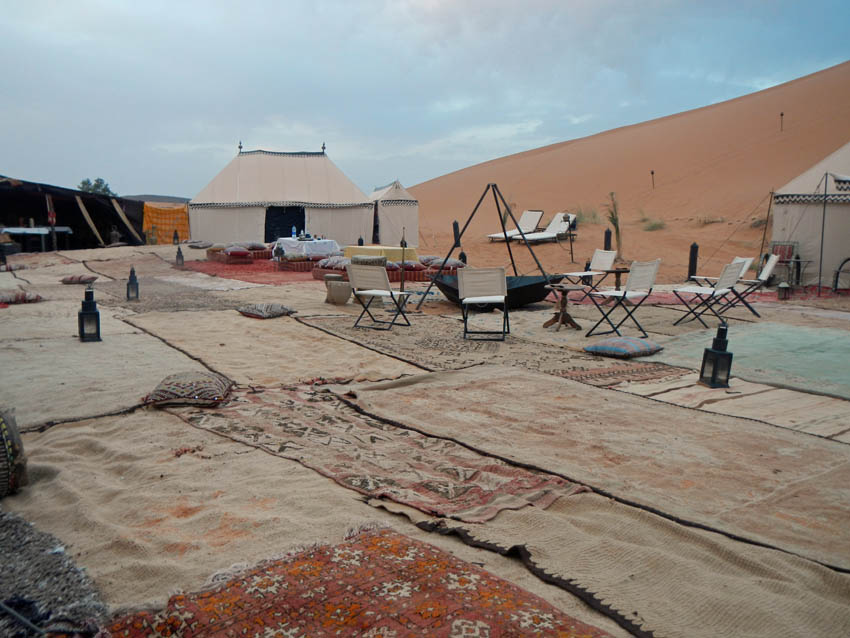 camp at Erg Chebbi, Merzouga, Morocco