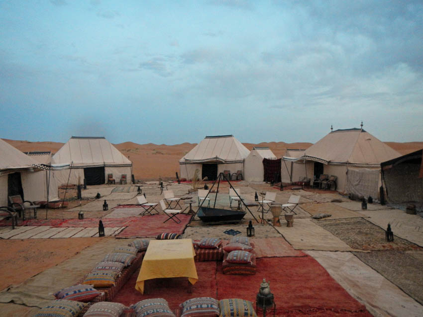 camp at Erg Chebbi,, Merzouga, Morocco