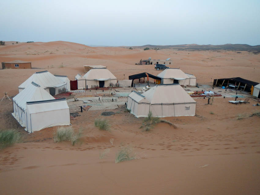 camp at Erg Chebbi, Merzouga, Morocco