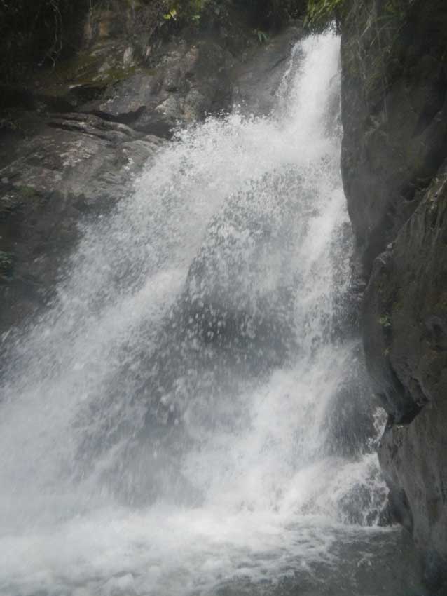La Mina Waterfall in El Yunque, Puerto Rico