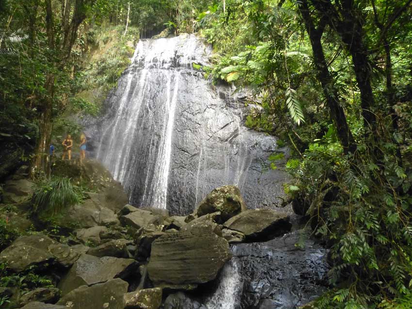 La Coca Waterfall in El Yunque, Puerto Rico