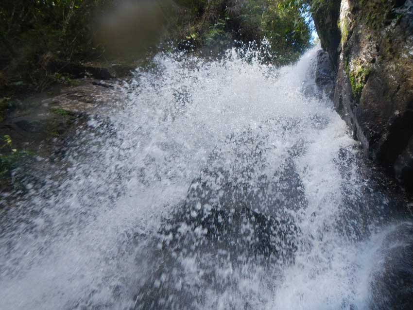 La Mina waterfall in El Yunque, Puerto Rico