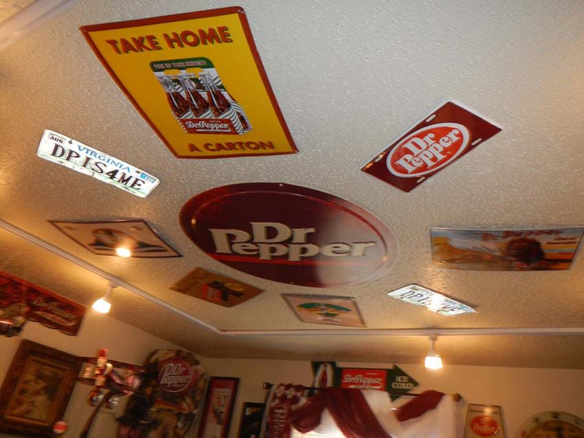 Dr Pepper in Newport - ceiling
