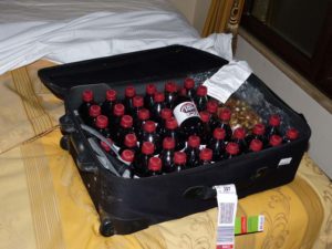 Suitcase of Diet Dr. Pepper - Tirana Albania