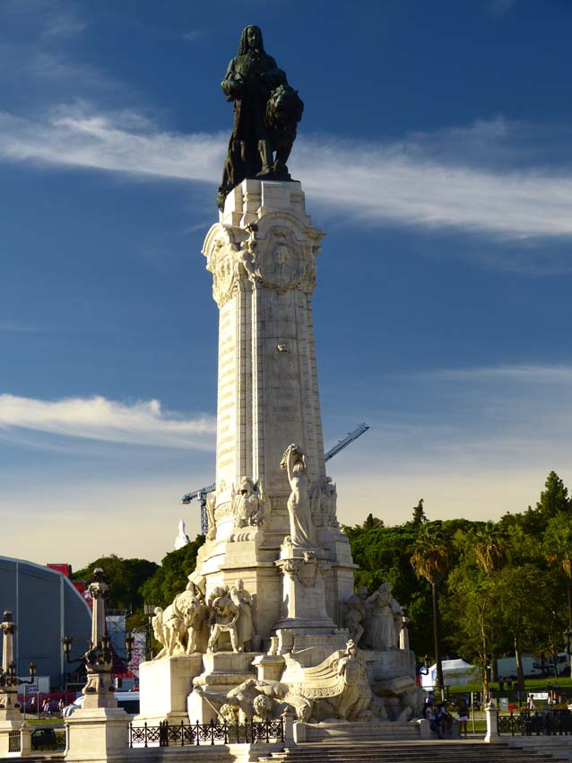 Statue of Marquess de Pombal, Lisbon, Portugal