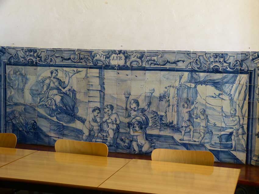 University of Evora - classroom wall, Evora, Portugal