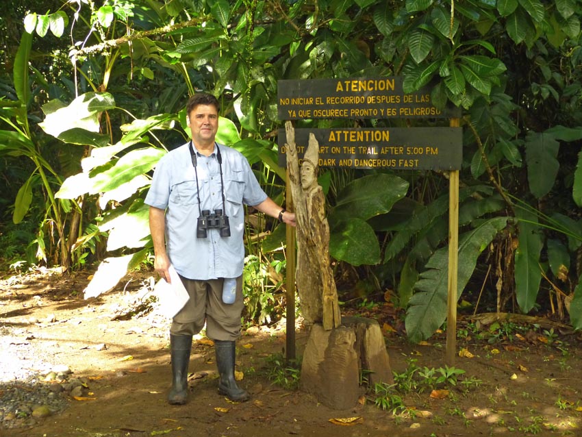 Greg at Tortuguero, Costa Rica