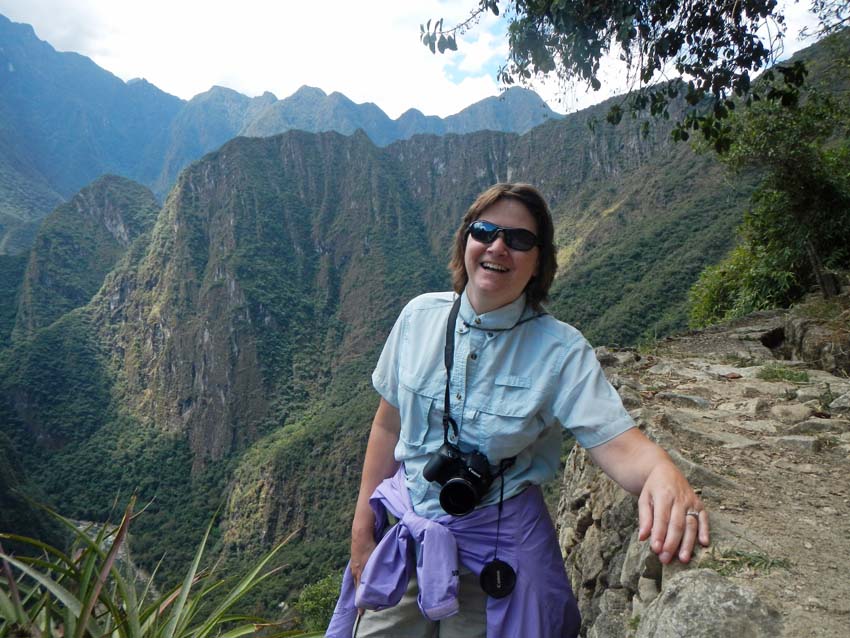 Wendy Powers at Machu Picchu, Peru