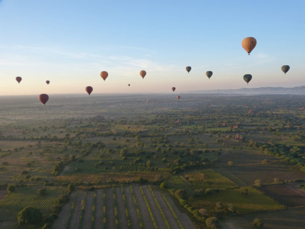 Balloons over Bagan Myanmar