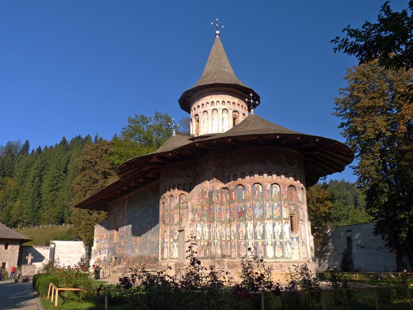 Voronet Painted Monastery, Bucovina, Moldovia, Romania