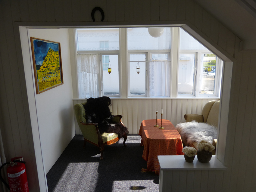 Beautiful room at Snaefells Hotel in Seydisfjordur Iceland