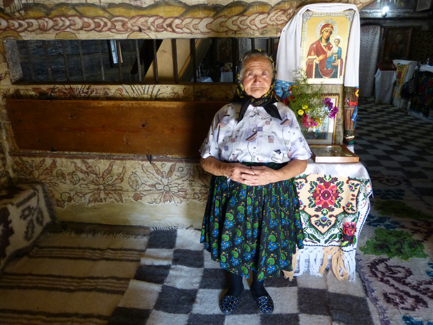 Old woman at Desesti Romania