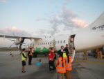 ATR 72 Bangkok Airways arrival in Mandalay