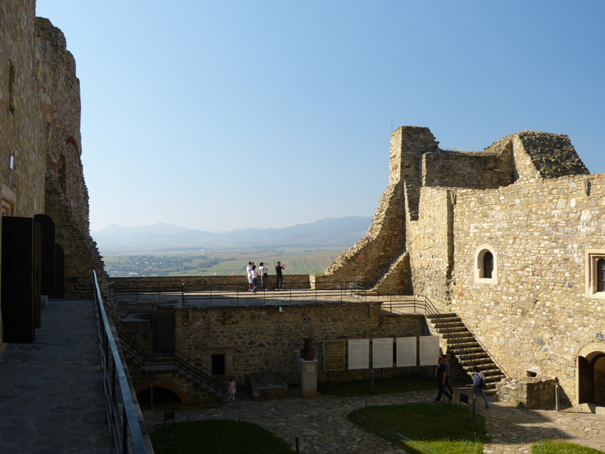 Courtyard at Citadel Neamt, Romania