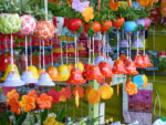 Colorful chimes in Bangkok