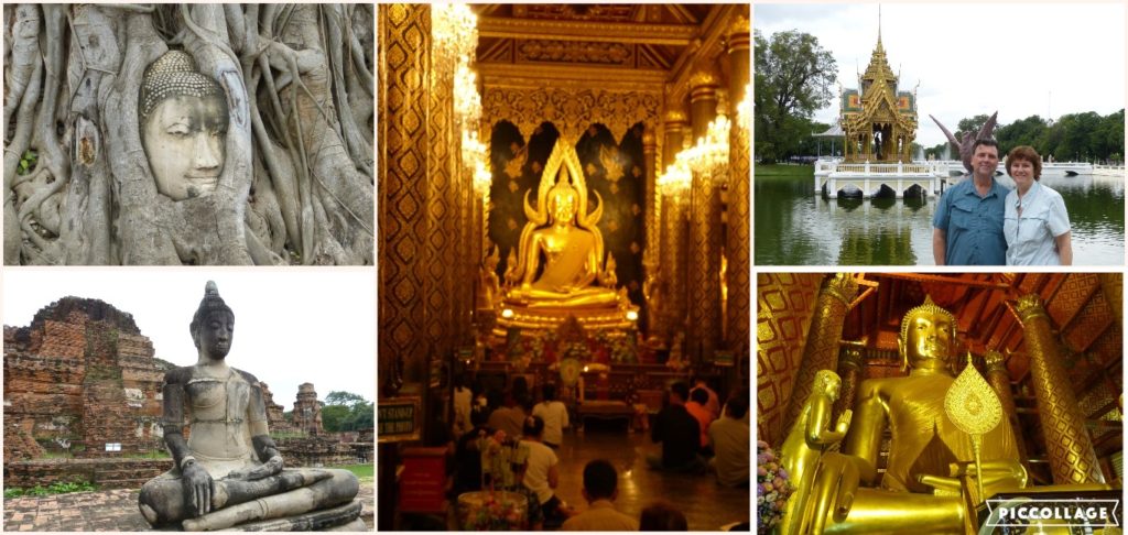 Thailand Collage 2017-11-21 Ayutthaya to Phitsanulok