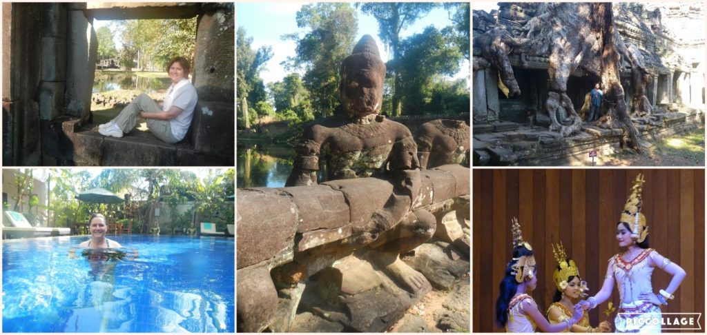 Cambodia Collage 2017-12-24 Preah Khan and Apsara Dancers