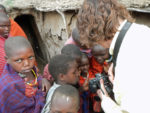 Wendy Powers and the Massai children