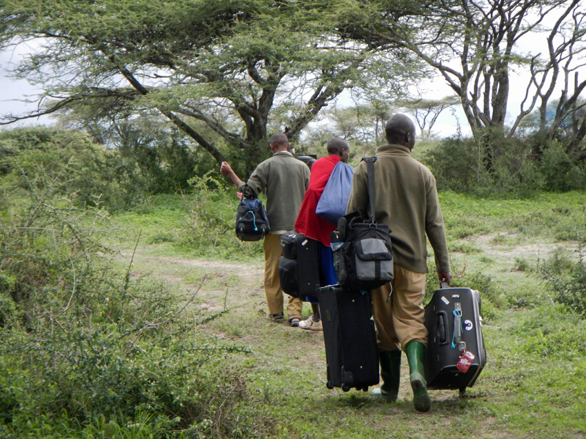 Tanzania safari - so much luggage