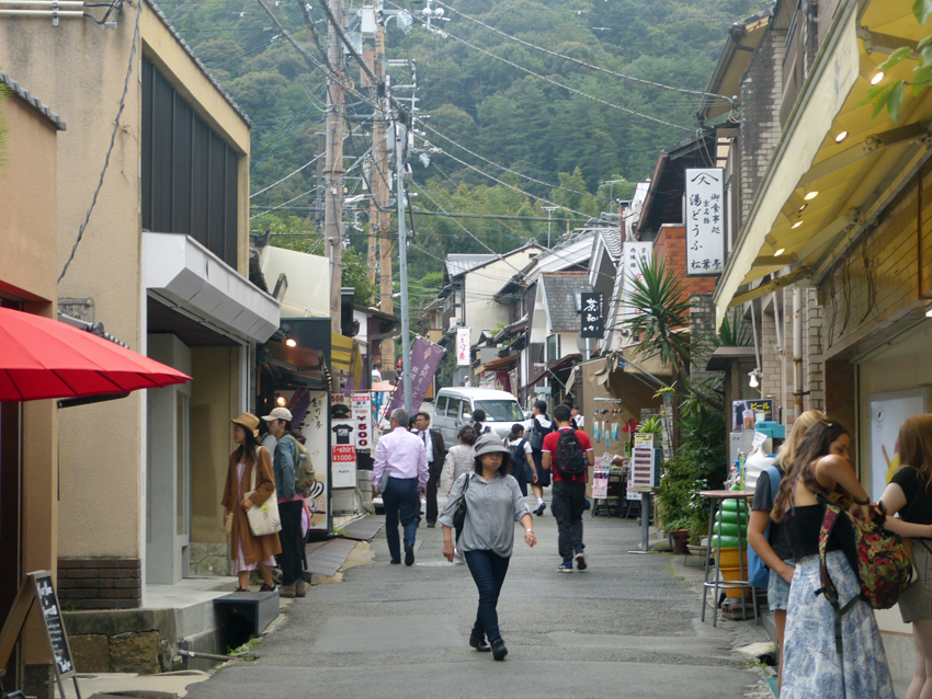 Kyoto - Ginkaku-ji path from Ginkaku-ji Mishi to entrance
