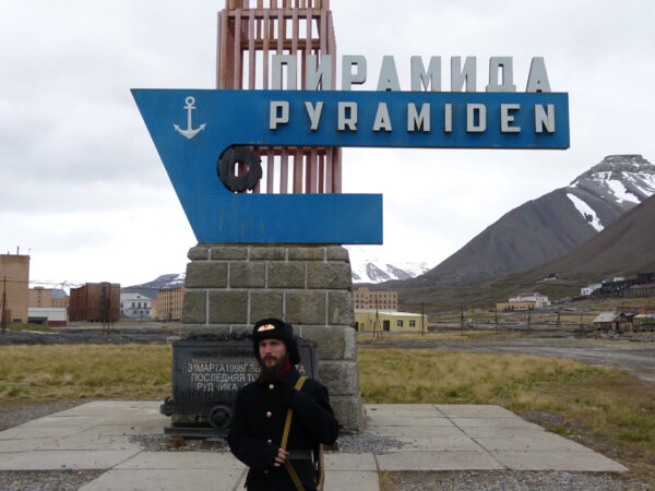 Sasha, Russian guide at Pyramiden Svalbard